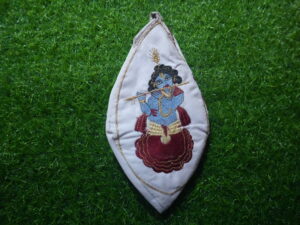 Handmade Krishna Naam Mala Jholi